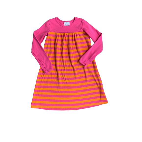 Hanna Andersson Striped Dress Made in Peru - Picture 1 of 7